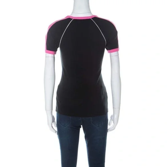 Gucci Black Cotton Sequinned Diamond Loved T Shirt size M - Picture 4 of 8